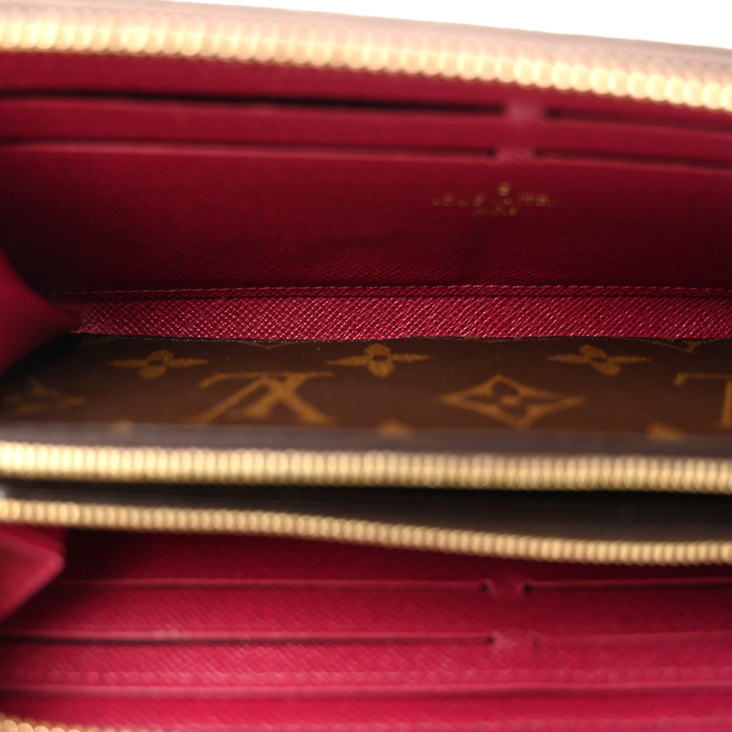 Louis Vuitton Monogram Clemence Wallet Fuchsia 5 of 6