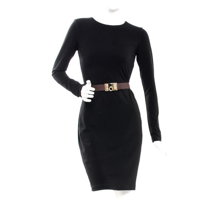 Hermes Box Togo 32mm Collier De Chien CDC Belt 80 Black Chocolate 2 of 8