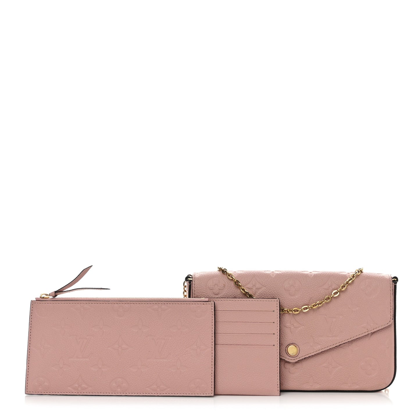 Empreinte Pochette Felicie Chain Wallet Rose Poudre