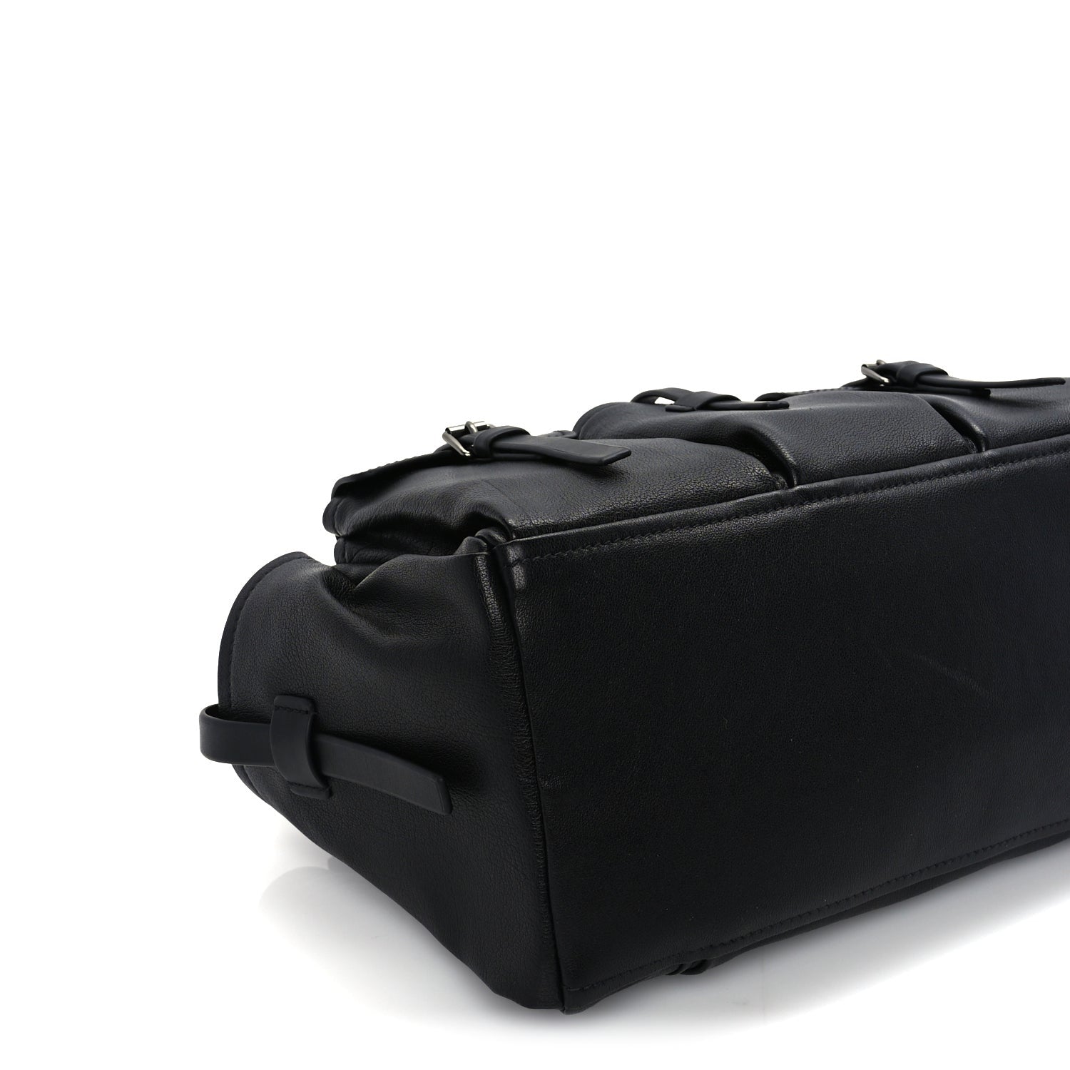 Prada Bufalo Large Route Tote Bag  Black 7 of 8