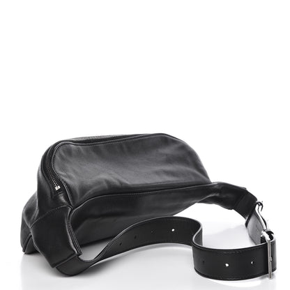 Saint Laurent Calfskin Monogram Belt Bag Black 3 of 10