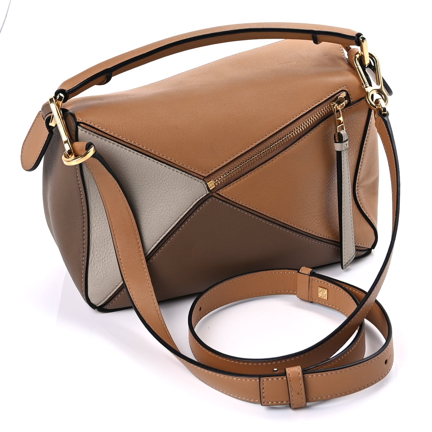 Loewe Calfskin Small Puzzle Bag  Warm Desert Mink 2 of 8