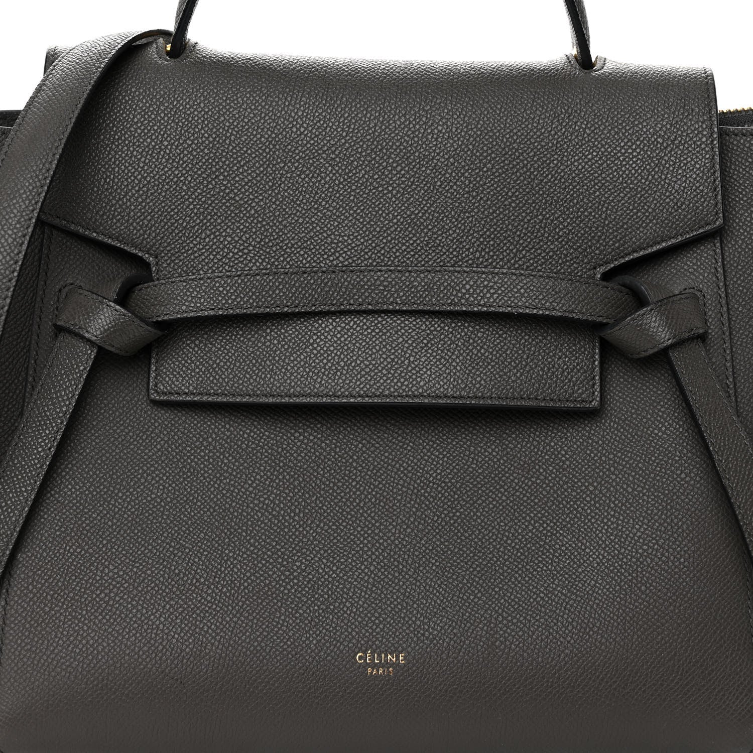 Celine Grained Calfskin Micro Belt Bag Grey 8 of 10