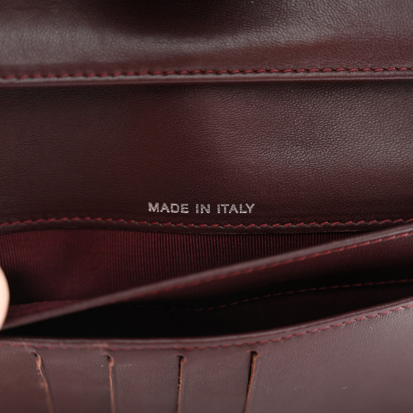 Lambskin Quilted Small Flap Wallet Black