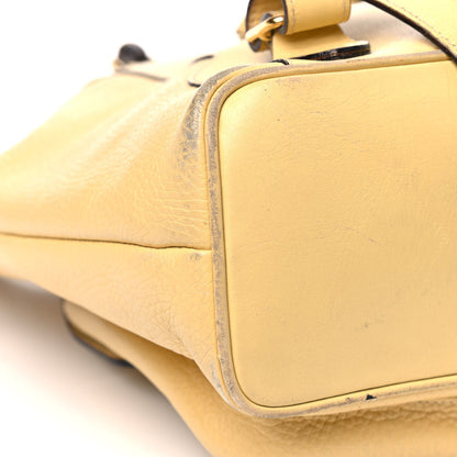 Gucci Calfskin Bamboo Medium Backpack Yellow 10 of 21