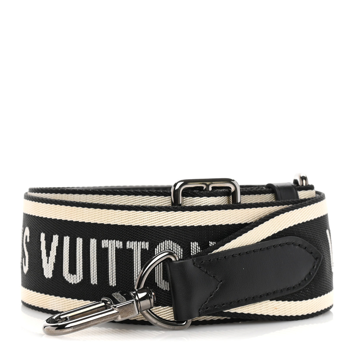 Louis Vuitton Nylon Jacquard Sporty Bandouliere Shoulder Strap Black 1 of 4