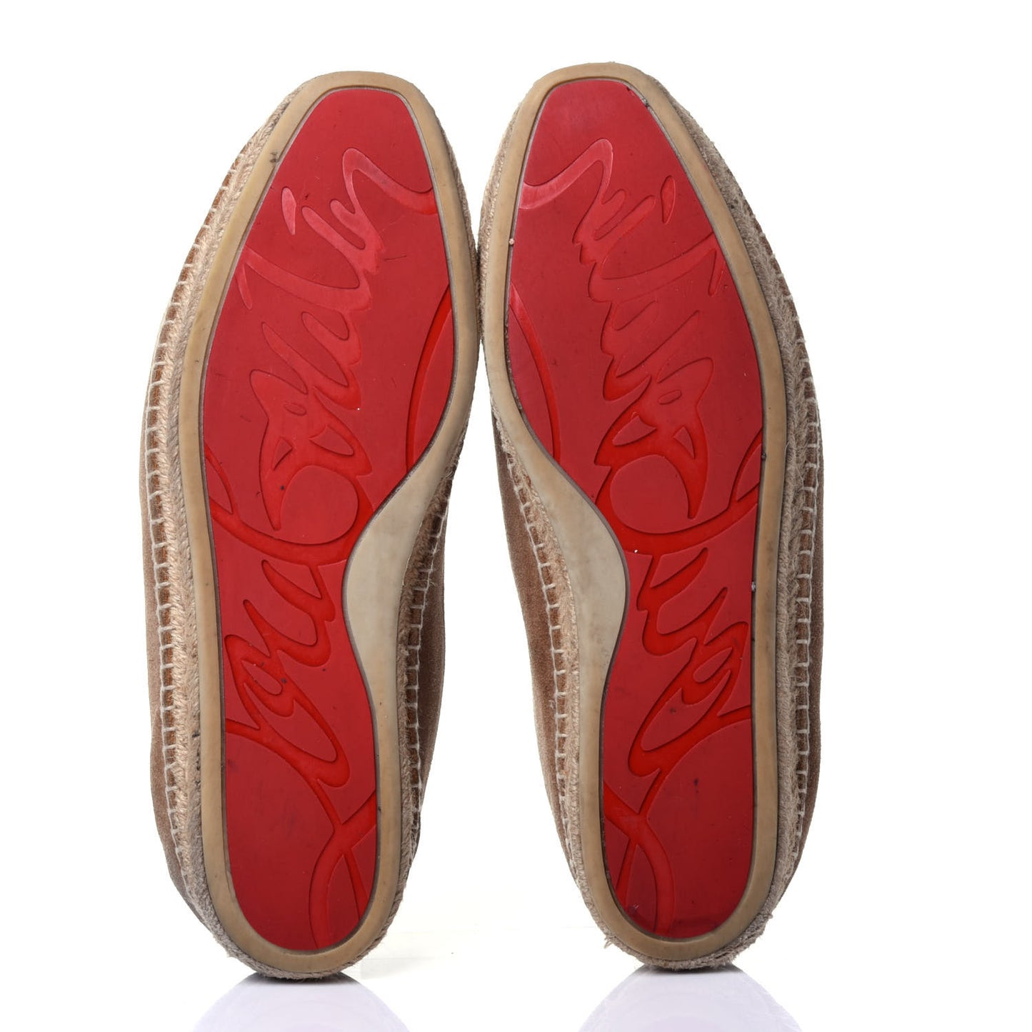 Calfskin Suede Mens Rivalion Flat Espadrilles 45 Brown