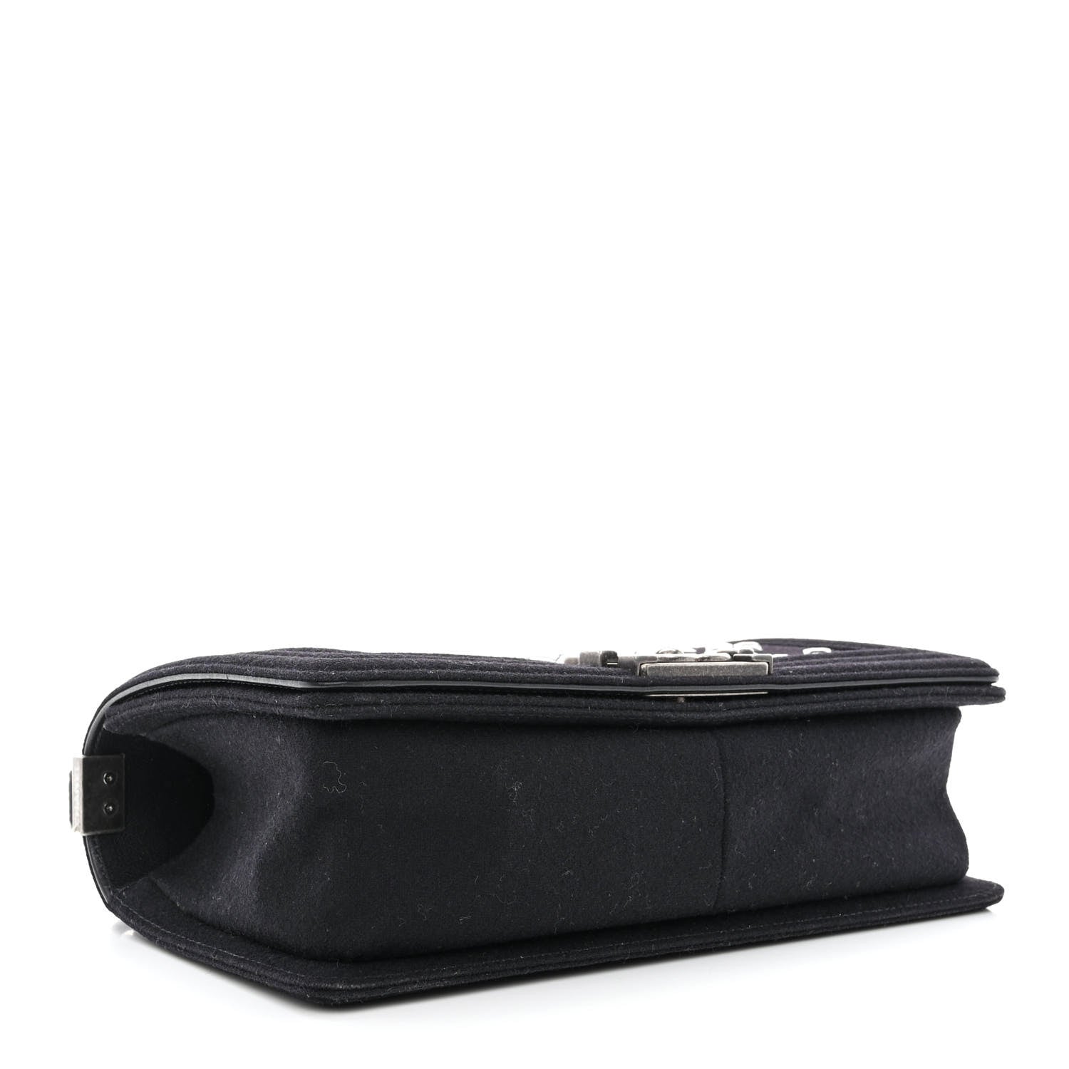 Chanel Wool Lambskin Embroidered Mosaic Medium Boy Flap Black 4 of 10