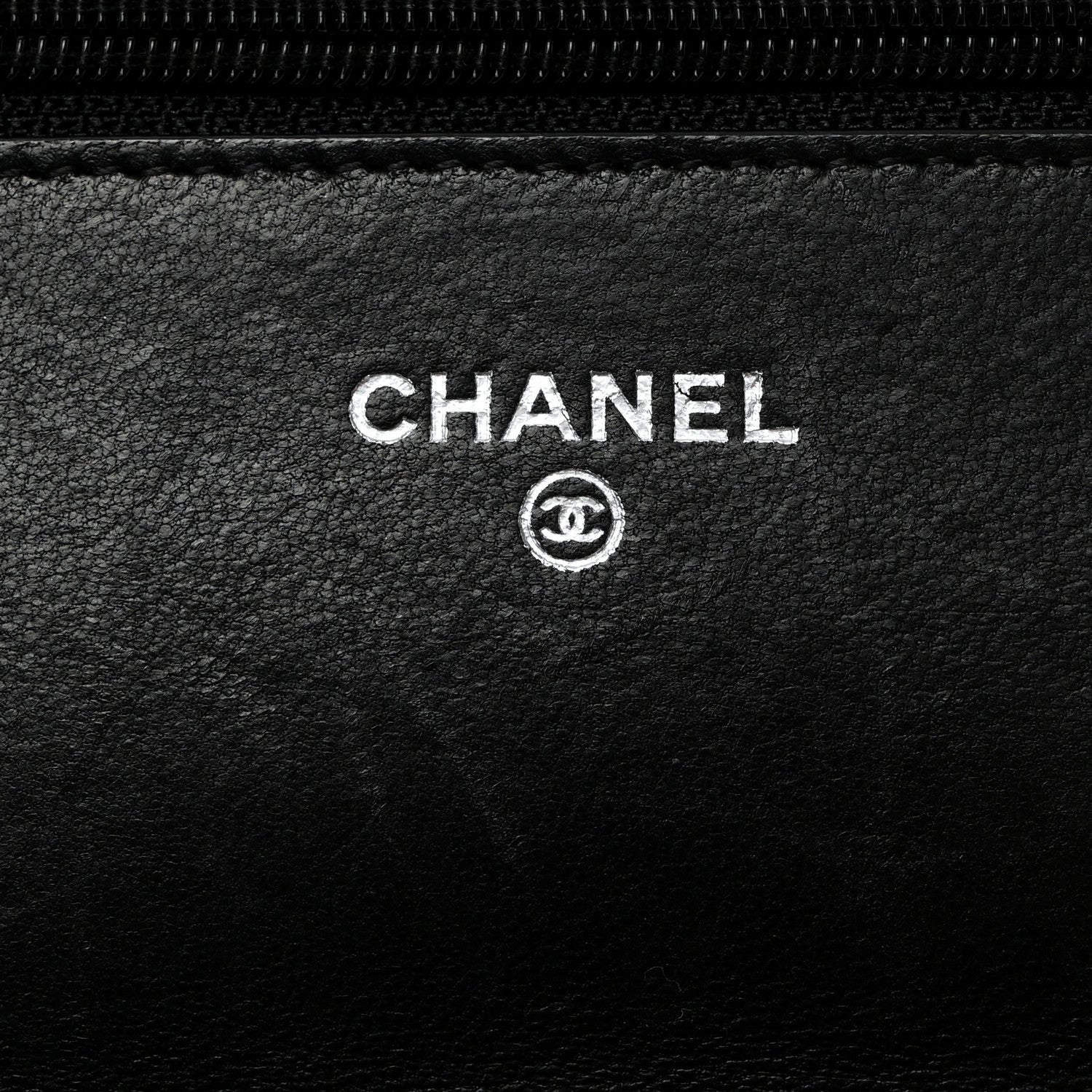 Chanel Lambskin Quilted Wallet On Chain WOC Black 6 of 11