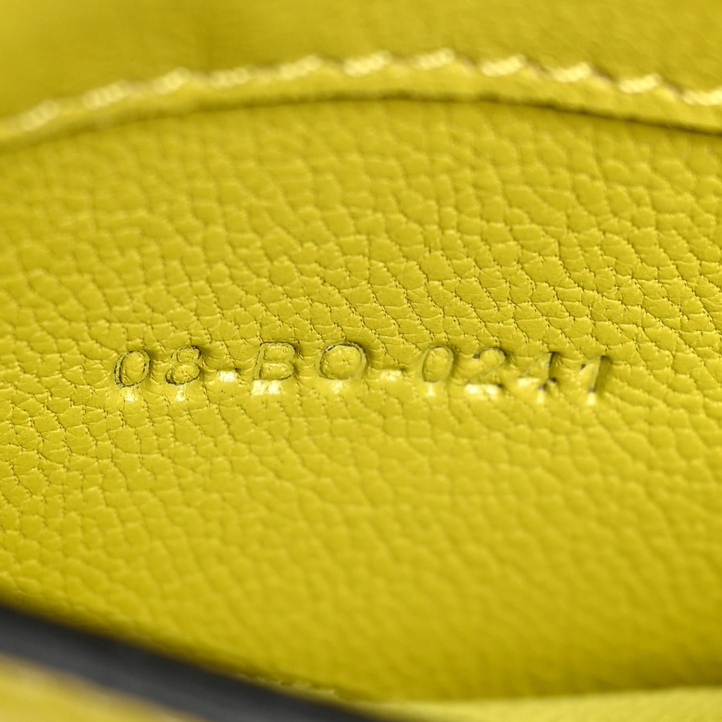 Goatskin Mini Saddle Shoulder Strap Pouch Lime