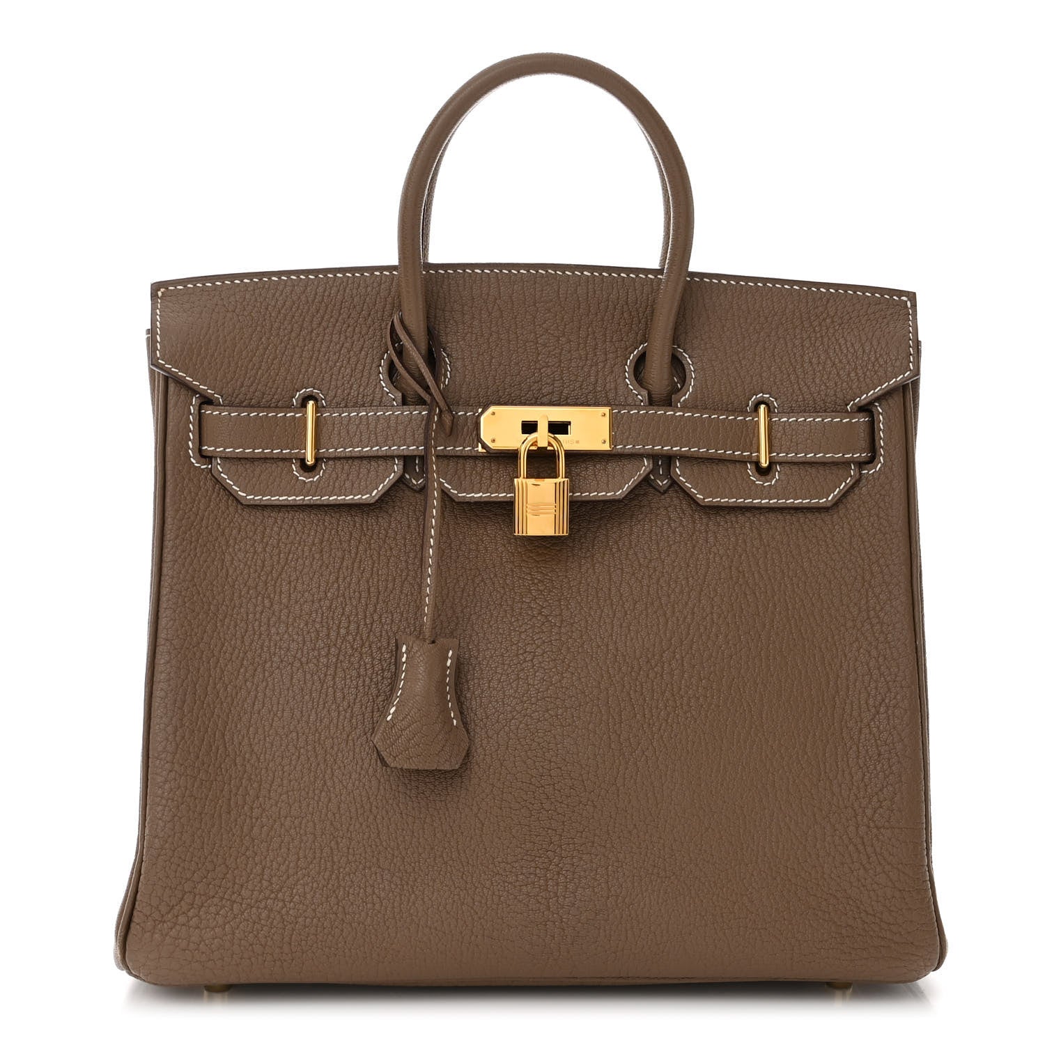 Hermes Chevre De Coromandel HAC Birkin 32 Etoupe 1 of 12