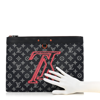 Louis Vuitton Monogram Upside Down Pochette Apollo GM 2 of 7