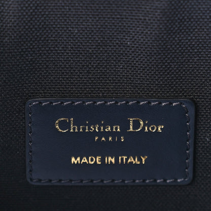 Christian Dior Oblique Calfskin Medium C'est Dior Bucket Bag Blue 5 of 8