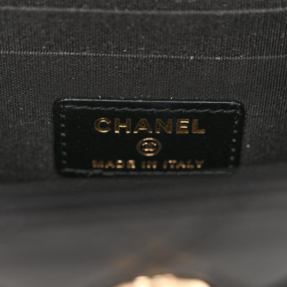 Chanel Lambskin Quilted Mini Trendy CC Clutch With Chain Black 6 of 11