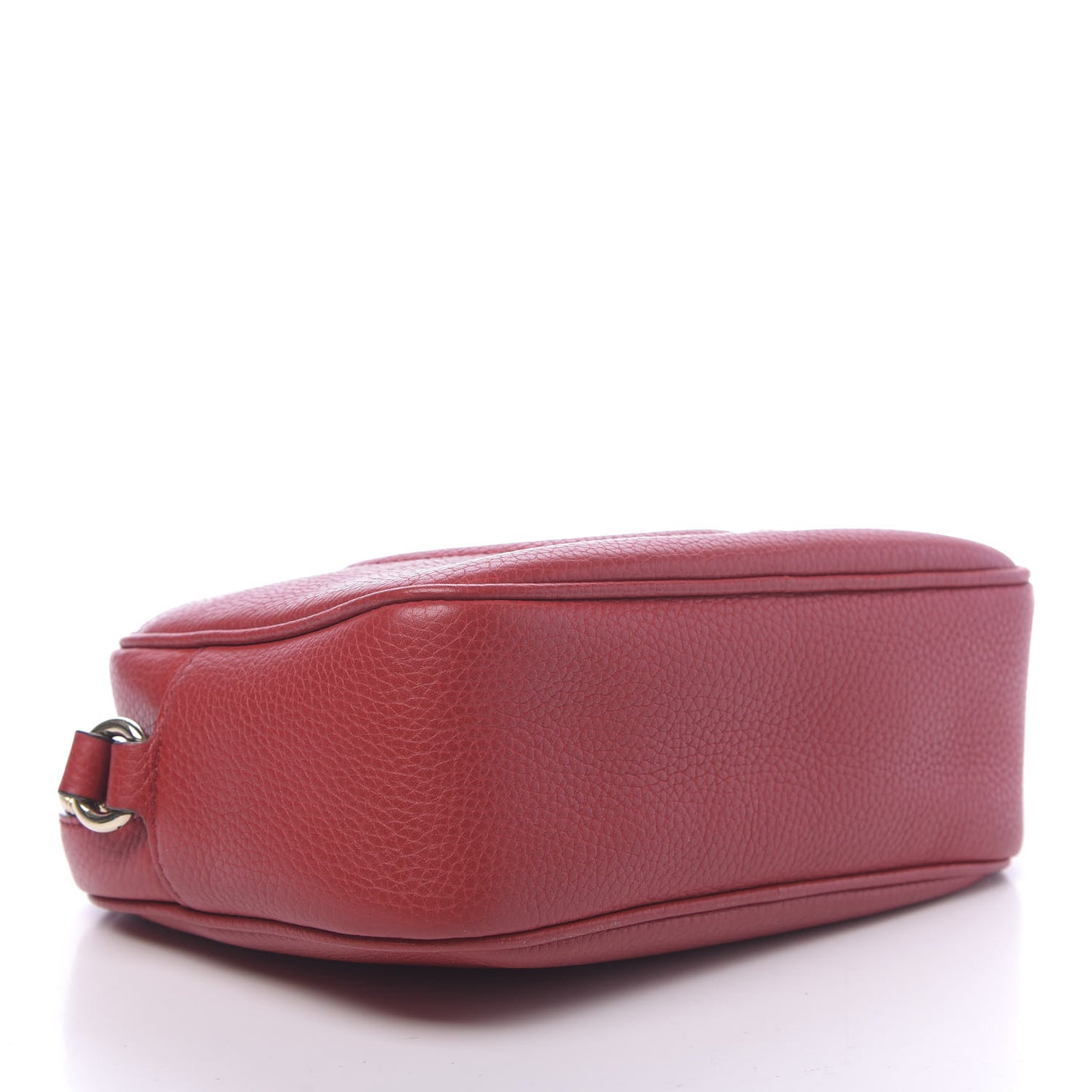 Pebbled Calfskin Small Soho Disco Bag Tabasco Red