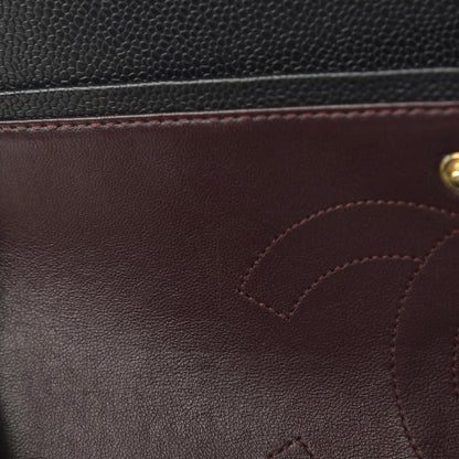 Chanel Caviar Quilted Jumbo Double Flap Black 14 of 14