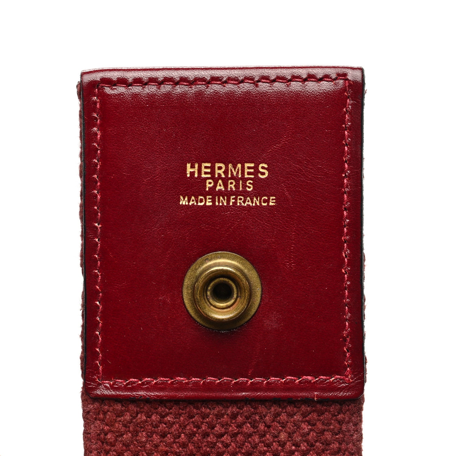 Hermes Toile Sako 32 Natural Rouge H 6 of 10