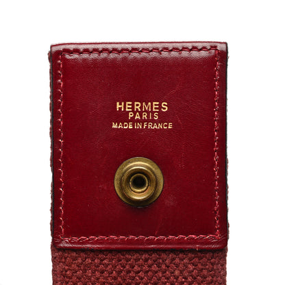 Hermes Toile Sako 32 Natural Rouge H 6 of 10