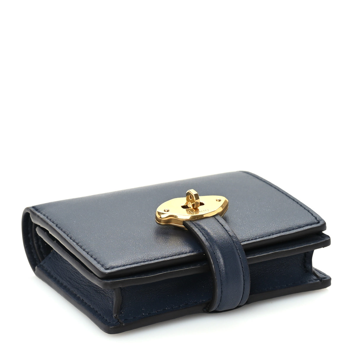 High Gloss Leather Lana Compact Wallet Night Sky