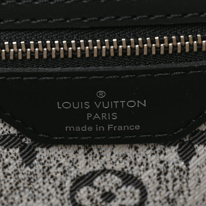 Louis Vuitton Denim Monogram Jacquard Neverfull MM Grey 6 of 8