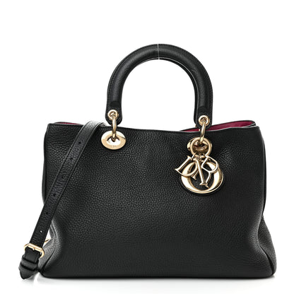 Christian Dior Bullcalf Medium Diorissimo Tote Black 3 of 14