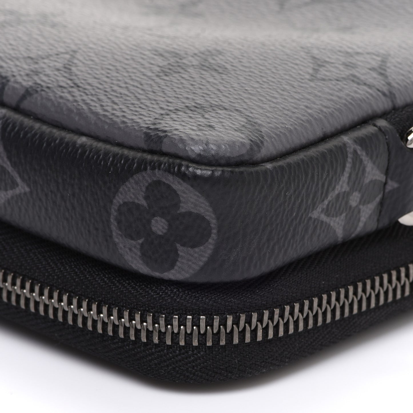 Monogram Eclipse Reverse Double Phone Pouch