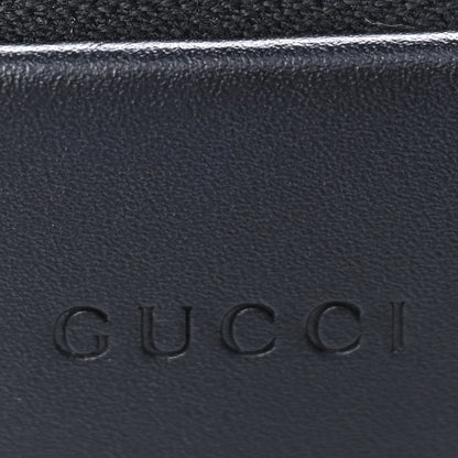 Gucci GG Supreme Monogram Zip Wristlet Pouch Beige Black 5 of 7