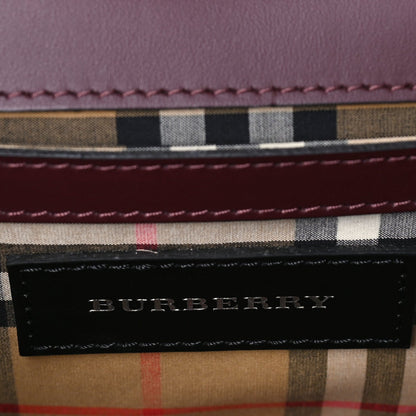 Burberry Derby Calfskin Bi-Color Small Macken Crossbody Bag Dusty Rose 5 of 7