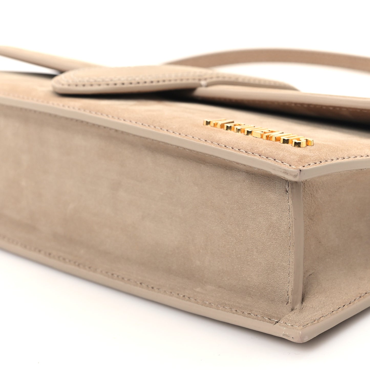 Suede Le Bambino Long Dark Beige