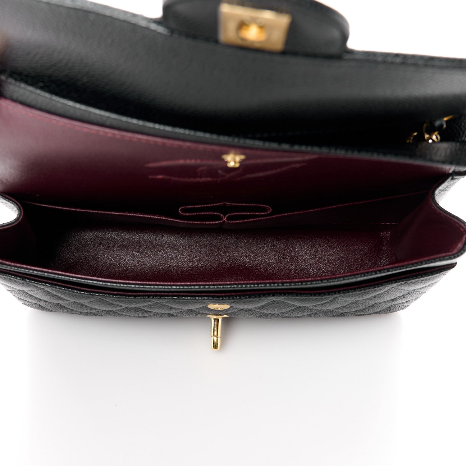 Chanel Caviar Quilted Medium Double Flap Black 5 of 11