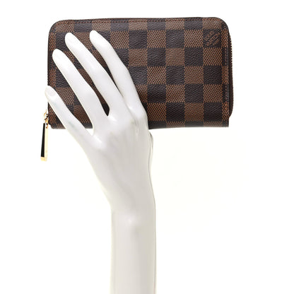 Louis Vuitton Damier Ebene Zippy Compact Wallet 2 of 8