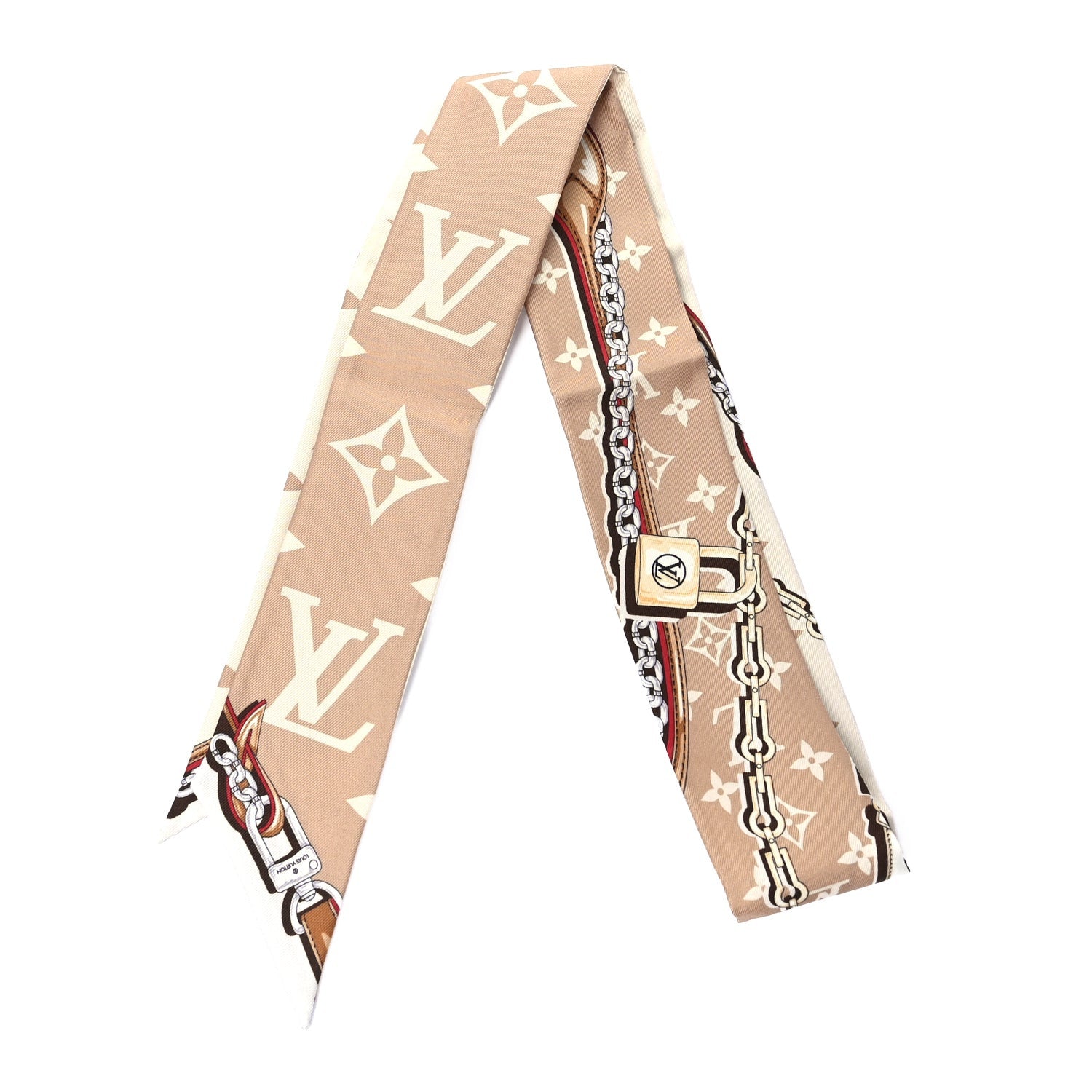 Louis Vuitton Silk Ultimate Monogram BB Bandeau Dune 1 of 3