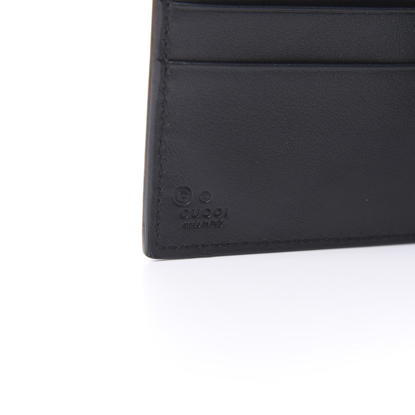 Microguccissima Passport Case Black