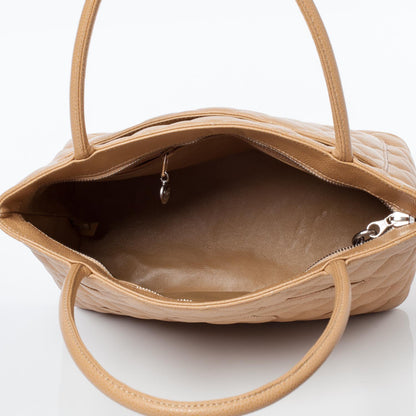 Chanel Caviar Medallion CC Tote Dark Beige 9 of 10