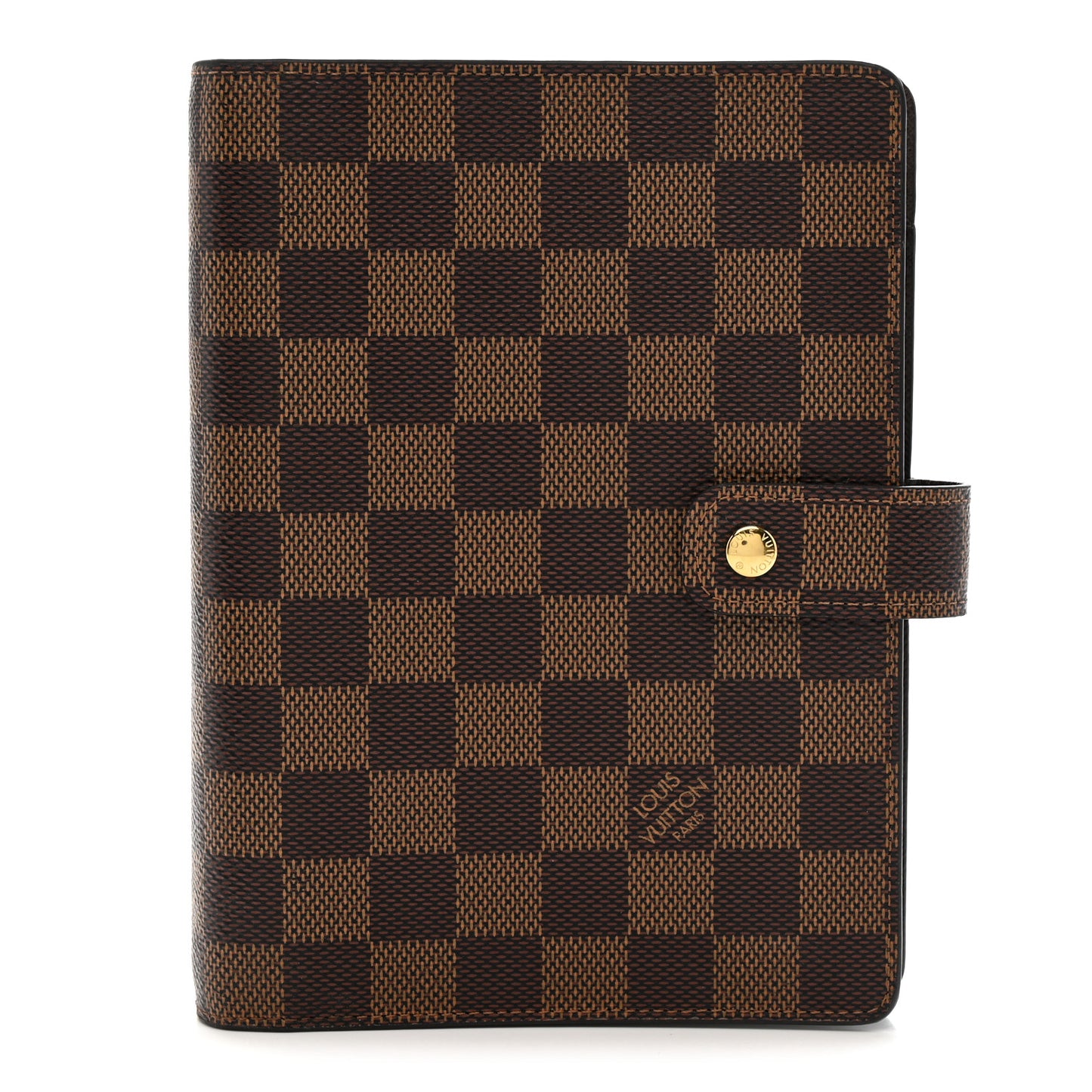 Damier Ebene Medium Ring Agenda Cover
