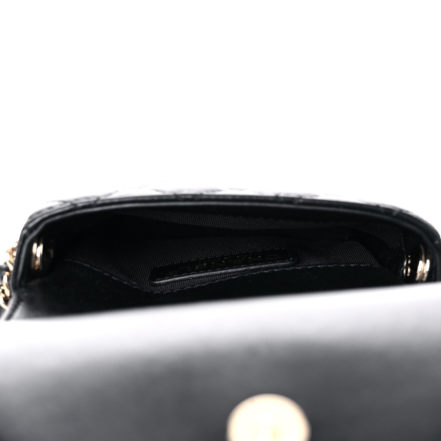 Chanel Lambskin Quilted Side Packs Black 9 of 14