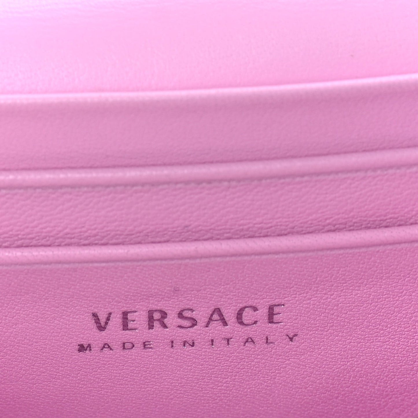 Patent Quilted Virtus Tonal Evening Bag  Pink