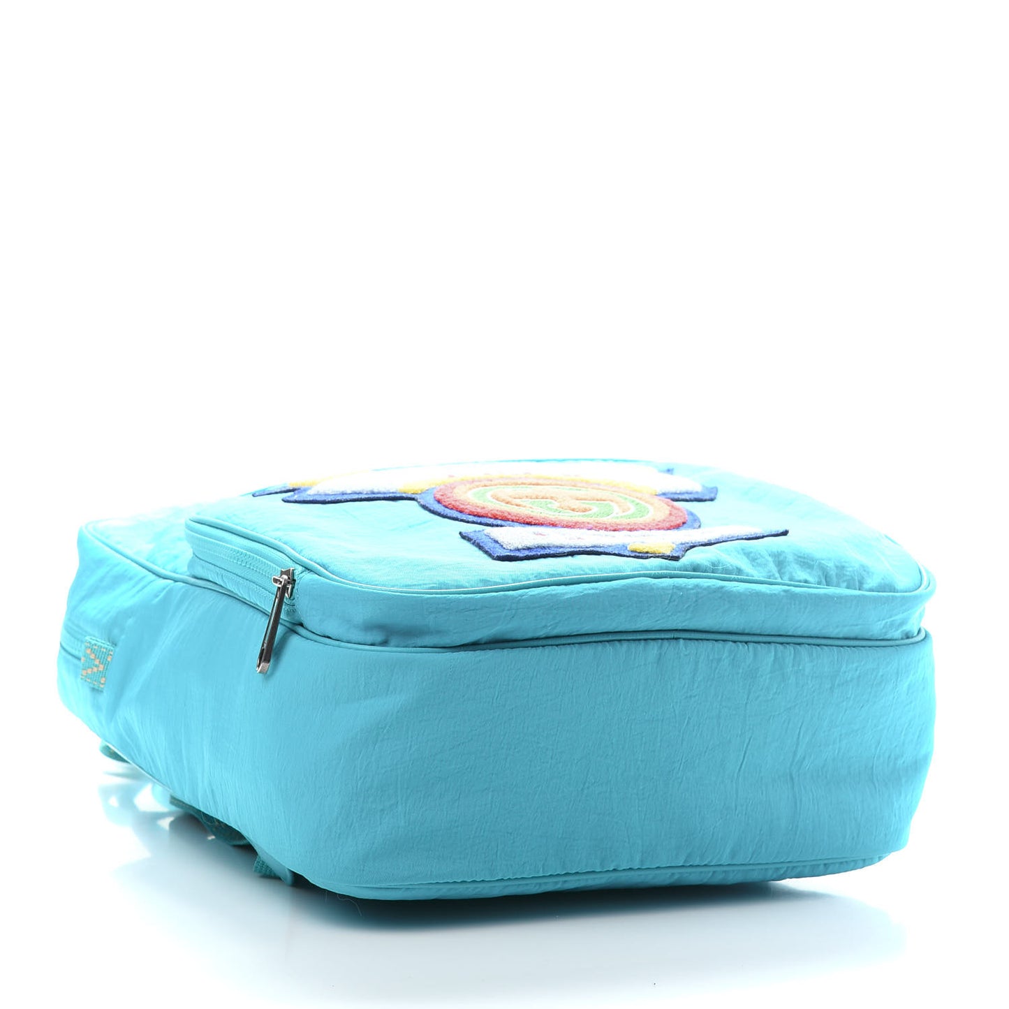 Nylon Twill 80s Logo Patch Backpack Lago