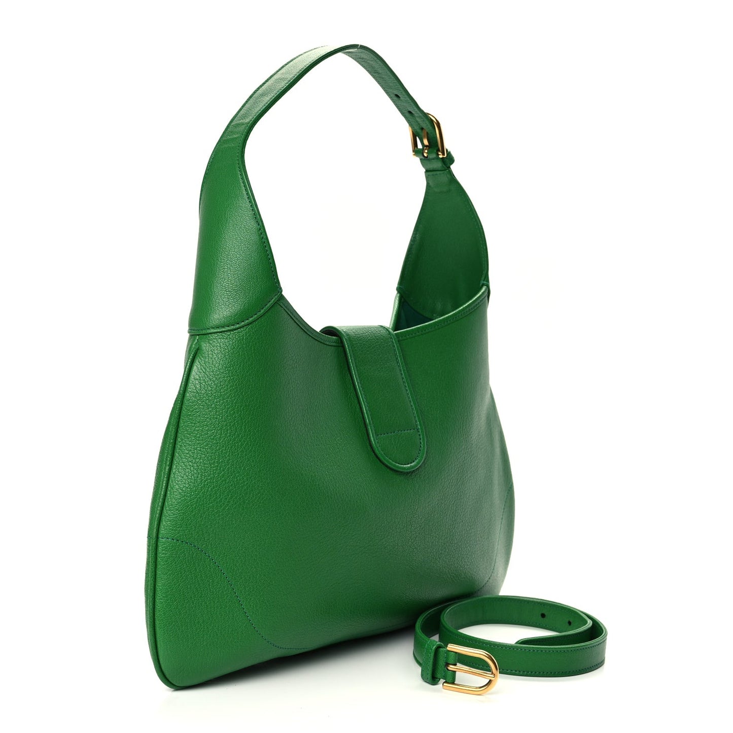 Goatskin Medium Aphrodite Shoulder Bag  New Shamrock