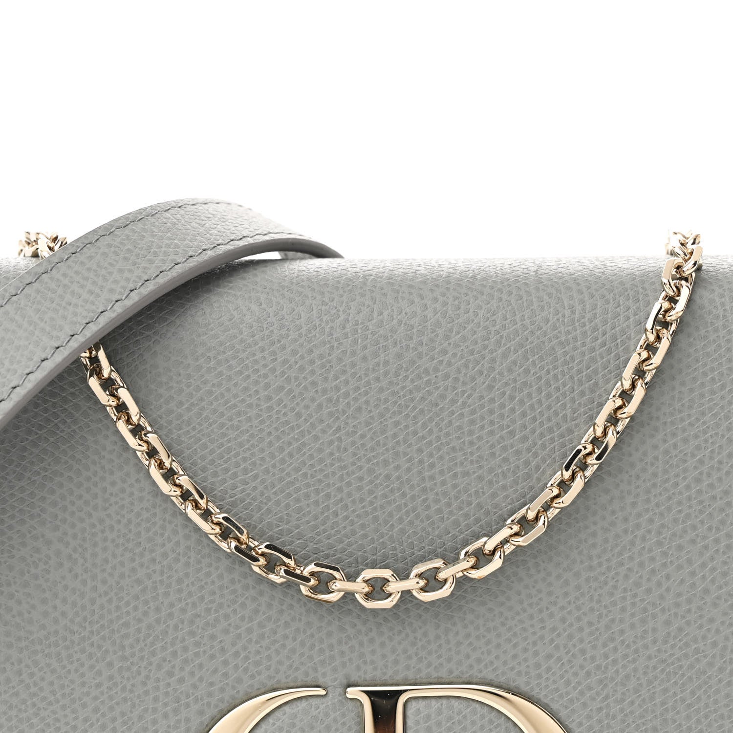 Christian Dior Calfskin 30 Montaigne 2 in 1 Pouch Grey 8 of 10