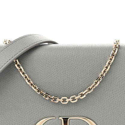 Christian Dior Calfskin 30 Montaigne 2 in 1 Pouch Grey 8 of 10