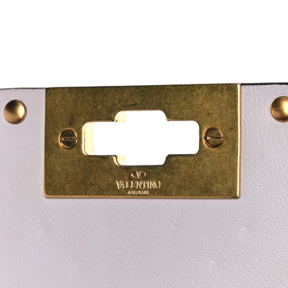 Valentino Garavani Lambskin Medium Rockstud Extreme Spike Shoulder Bag Light Ivory 8 of 9