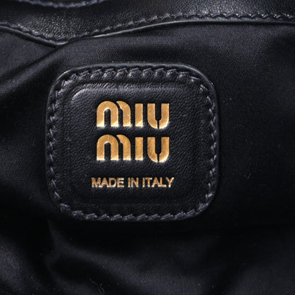 Miu Miu Nappa Joie Shoulder Bag Black 5 of 8