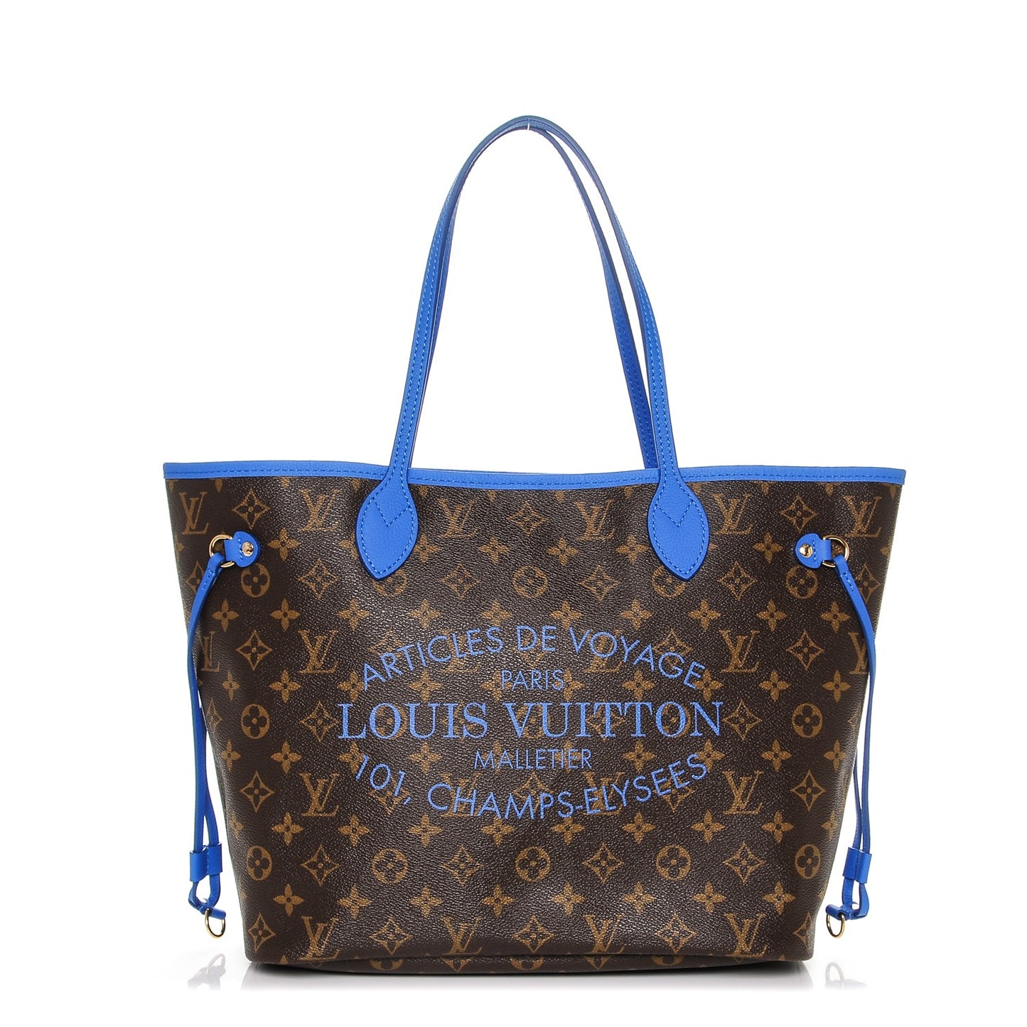 Monogram Articles de Voyage Ikat Neverfull MM Grand Blue