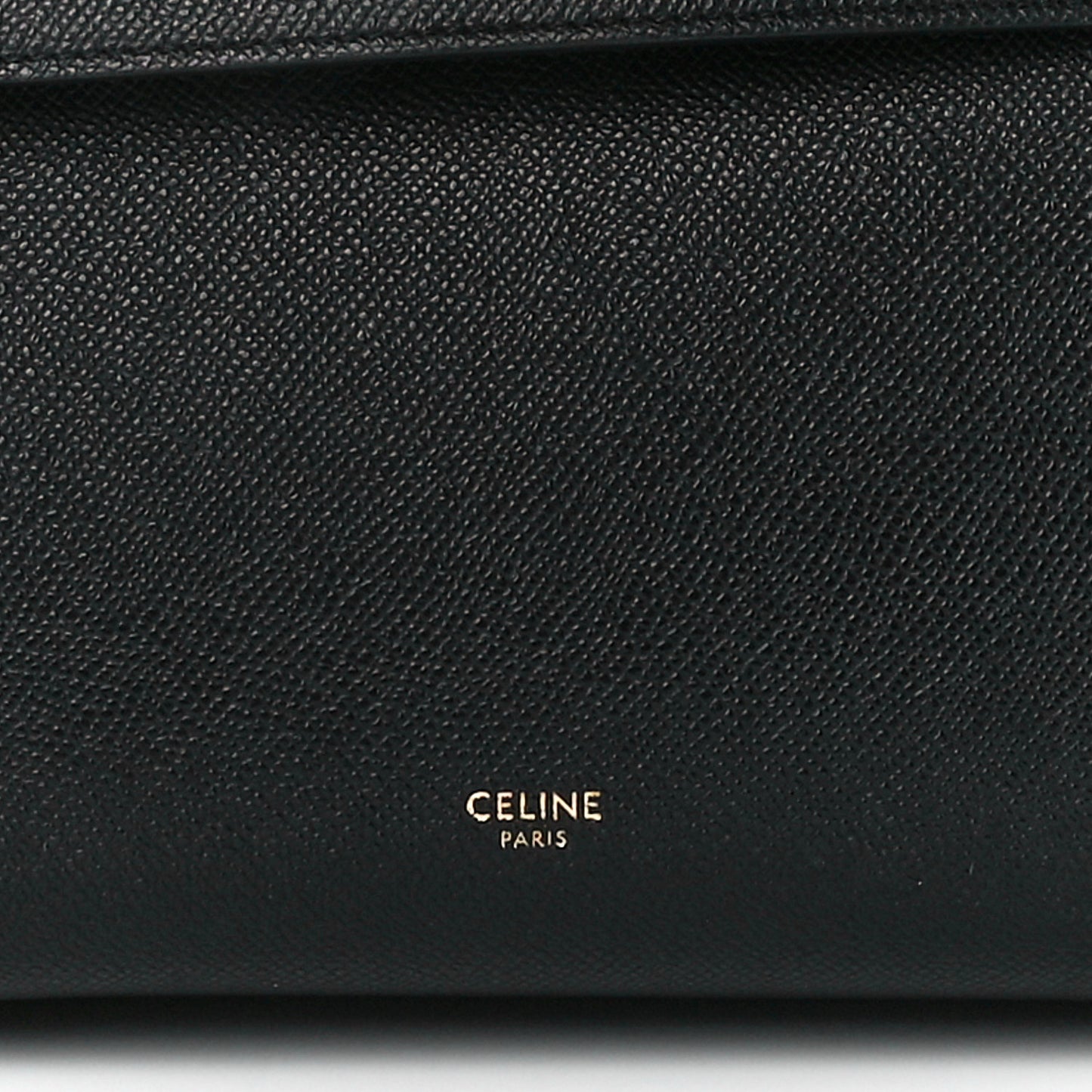 Grained Calfskin Mini Belt Bag Black