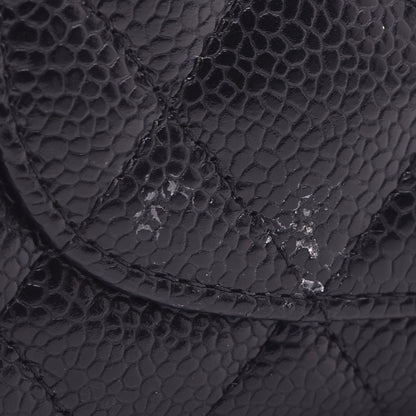 Chanel Caviar Quilted Large Flap Wallet Black 8 of 8