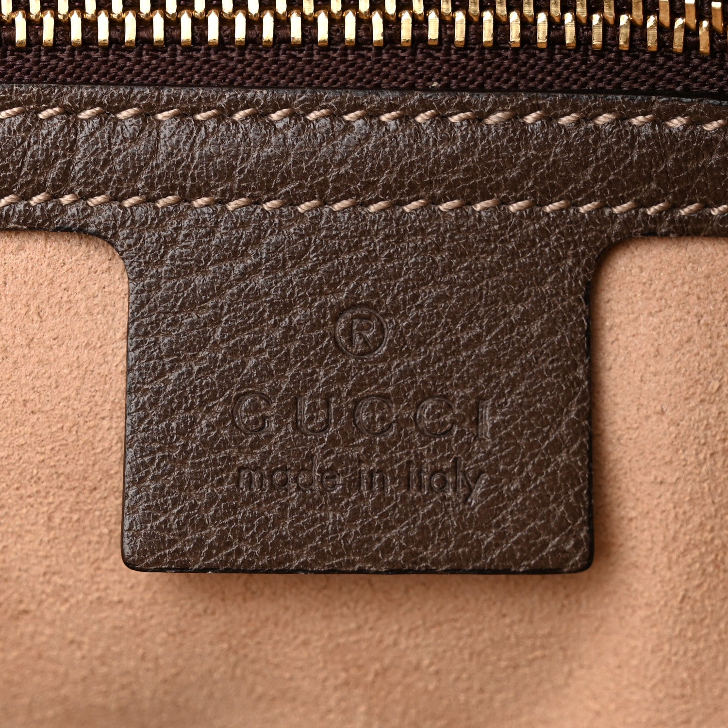 Gucci GG Supreme Monogram Web Small Ophidia Shoulder Bag Brown 6 of 17