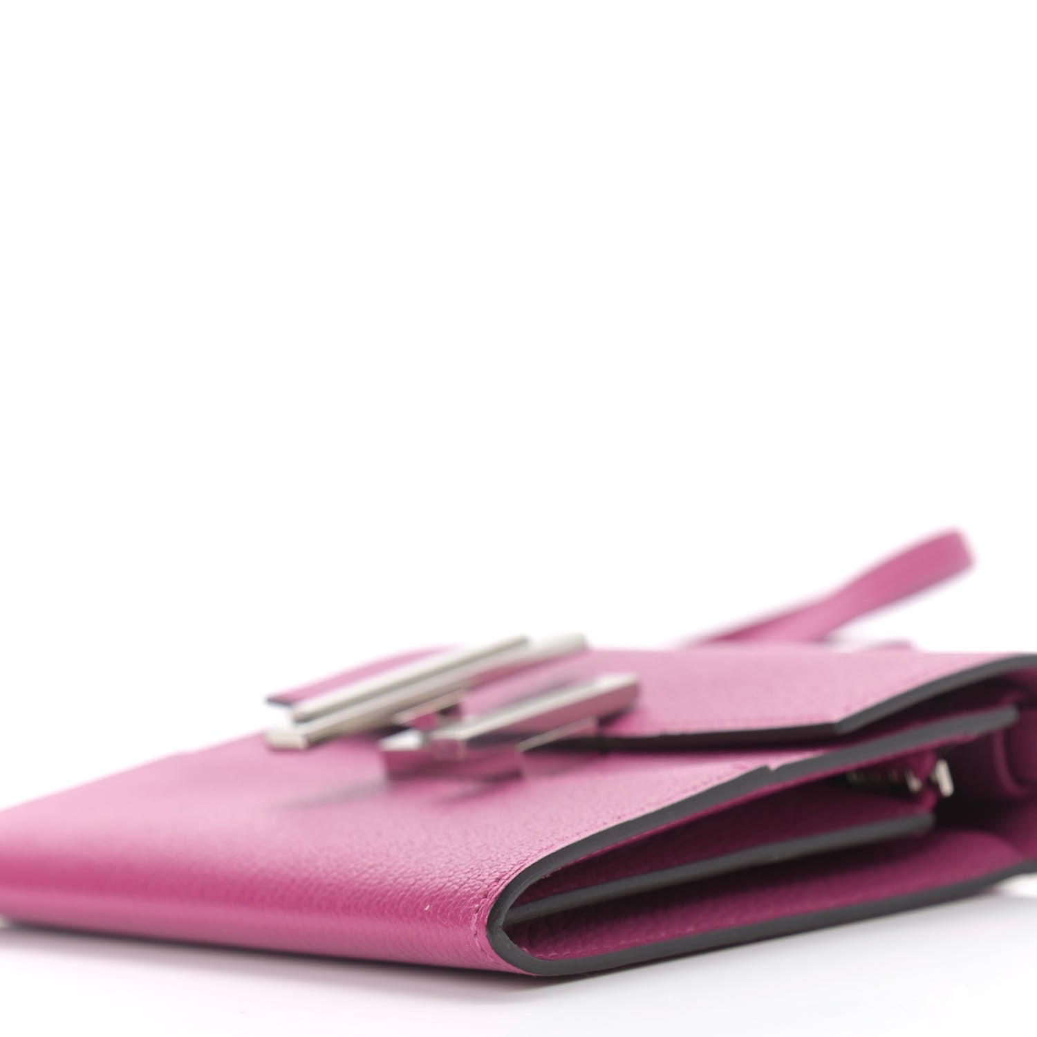 Hermes Chevre Mysore Mini Cinhetic Wallet Rose Pourpre 10 of 10