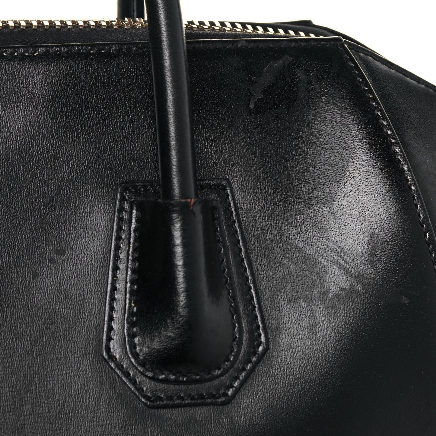 Shiny Lord Calfskin Medium Antigona Black