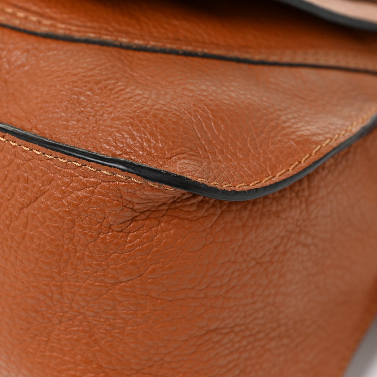 Calfskin Small Marcie Satchel Tan